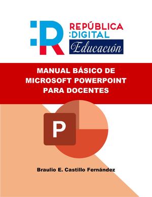 MANUAL BÁSICO DE MICROSOFT POWERPOINT PARA DOCENTES