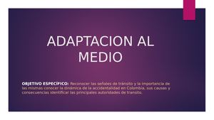 Adaptacion Al Medio