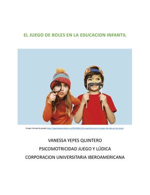 El Juego De Roles En La Educacion Infantil