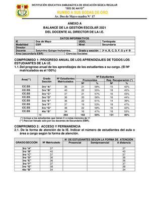 Informe Final 3ro Y 4to