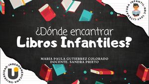 Cartilla Donde Encontraras Libros Infantiles
