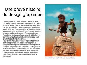 Design graphique histoire & Culture