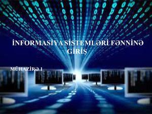 İnformasiya sistemləri