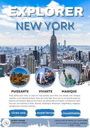 Brochure quartiers de New York