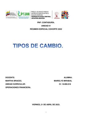 Tipo De Cambio