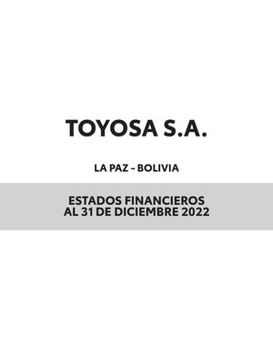 Estados Financieros Toyosa 2023