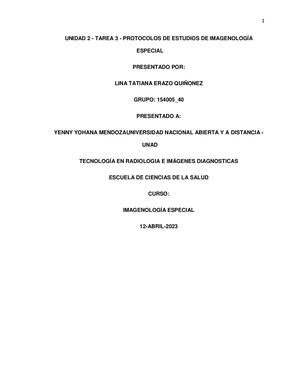 Unidad 2 Tarea 3 Protocolos De Estudios Lina Erazo