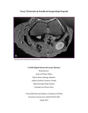 Cartilla Digital Tarea 3 Protocolos De Estudio De Imagenología Especial