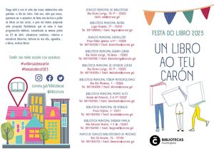 Festa Do Libro 2023: Un libro ao teu carón