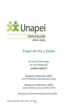 RA2022 Secteur Habitat Montluçon FDV Etoile