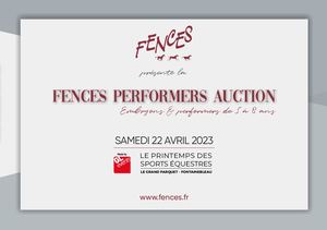 Catalogue Fences Performers Auction 2023