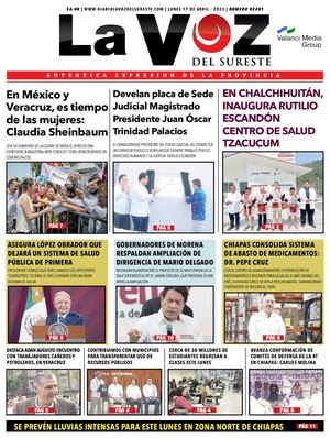 La Voz Del Sureste 17 Abril 23