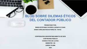 Blog Dilemas Eticos Del Contador Publico Parte 1