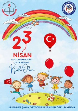 23 Nisan Ulusal Egemenlik Ve Cumhuriyet Bayramı (Dergi Kapağı) Compressed