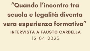 “Quando L’incontro Tra Scuola E Legalità Diventa Vera Esperienza Formativa”