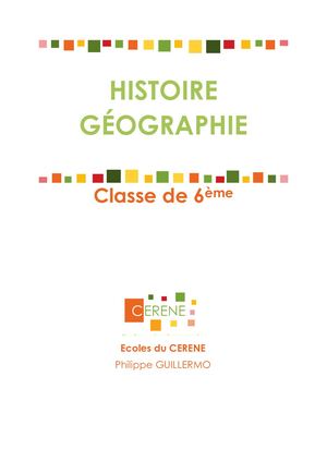 Manuel Histoire Géographie 6e