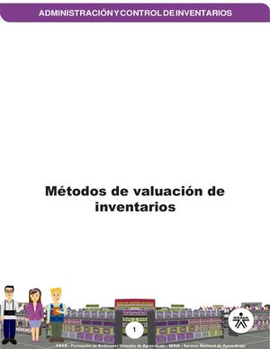 Metodos de valuacion de inventarios