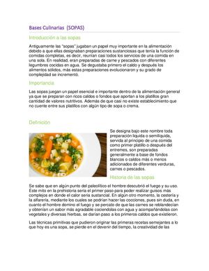 Bases Culinarias