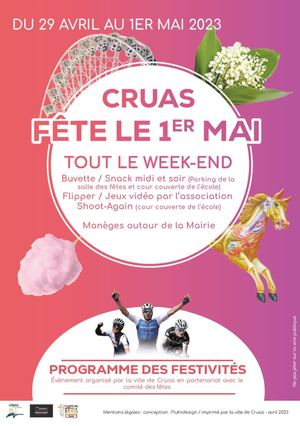 Flyer 1er Mai Cruas 4pages