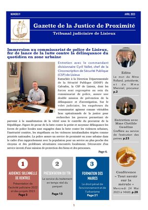 Tjlisieux N9 Gazette Justice De Proximité Avril2023 Vd Hd