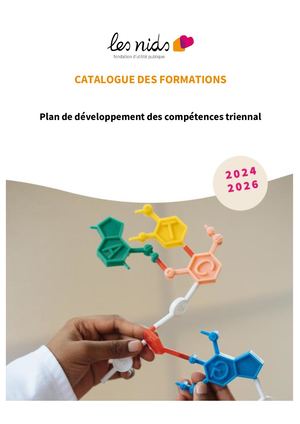 LES NIDS : Catalogue formations 2024-2026