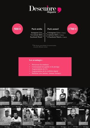 Pack Média 500€ - Descubre Magazine - DMP Agence