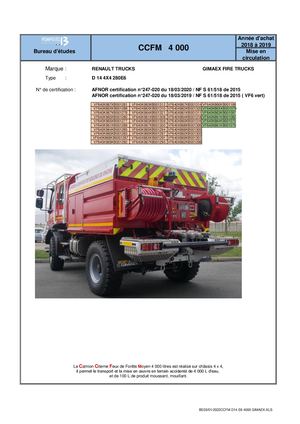 2021 CCFM D14 E6 4000 GIMAEX