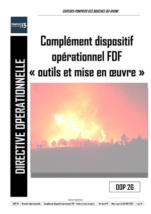 Complément Dispositif Opérationnel FDF DOP 26