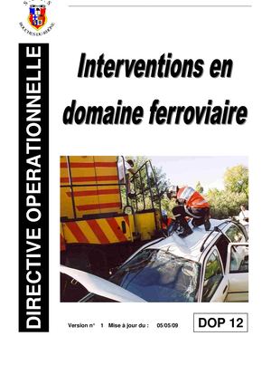 Interventions En Domaine Ferroviaire DOP12