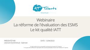 Webinaire Réforme De L'évaluation Notre Kit Qualité Pptx