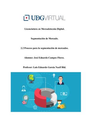 Proceso para la segmentación de mercados