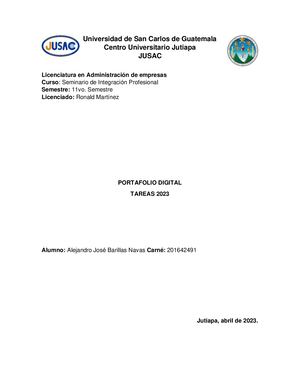 Compendio de Tareas Seminario Alejandro Barillas