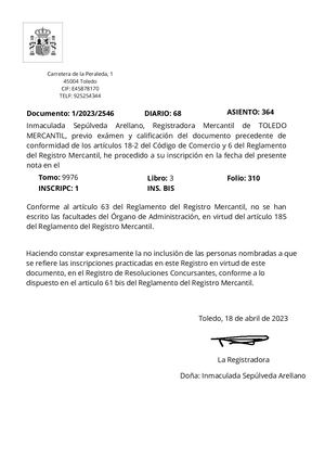 Registro Mercantil Provincial