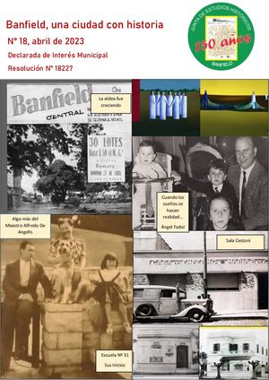 Revista N° 18 de la Junta de Estudios Históricos de Banfield