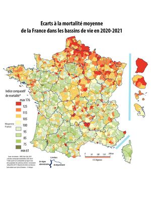 Indicateur comparatif de mortalité par bassin de vie