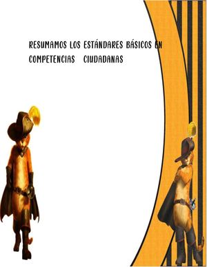 Resumamos lo estandares de competencias ciudadanas