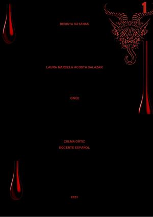 Revista Satanas Mario Mendoza