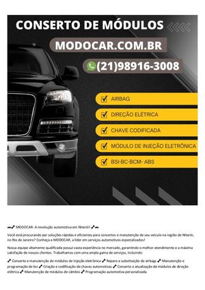 CONSERTO DE MODULOS INJEÇÃO R. Assis Vasconcelos, 156 - Barreto, Niterói - RJ, 24110 250