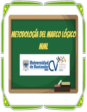 CUADERNO DIGITAL: METODOLOGÍA DEL MARCO LÓGICO