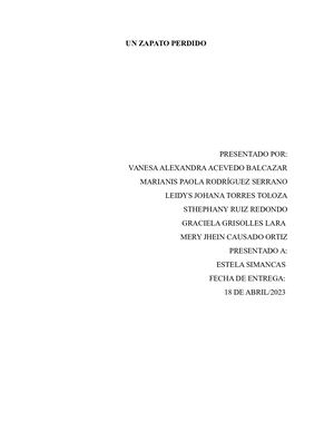 Un Zapato Perdido