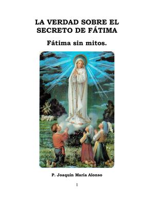 Verdad sobre el Secreto De Fatima