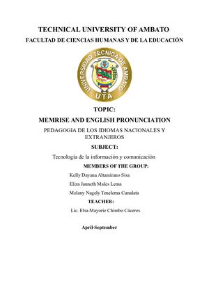 Memrise And English Pronunciation