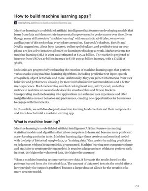 Calaméo - How To Build Machine Learning Apps