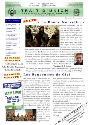 Trait d'Union  - éTé 2018