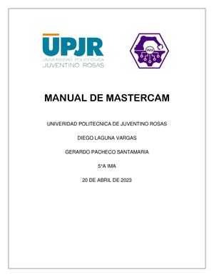 Manual De Mastercam DLV