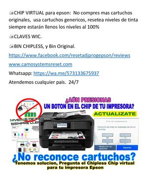 Chipless Solutions Cartridge Error