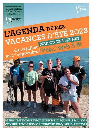 Agenda de mes vacances - MDJ - Été 2023