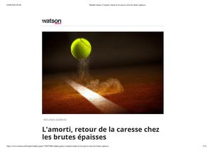 Christian Despont –« L’amorti, retour de la caresse chez les brutes épaisses »