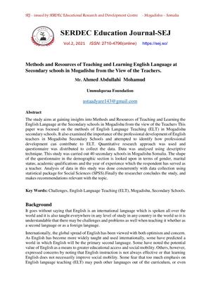 METHODS ENGLISH AHMED NOR2021