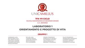 ORIENTAMENTO E PROGETTO DI VITA